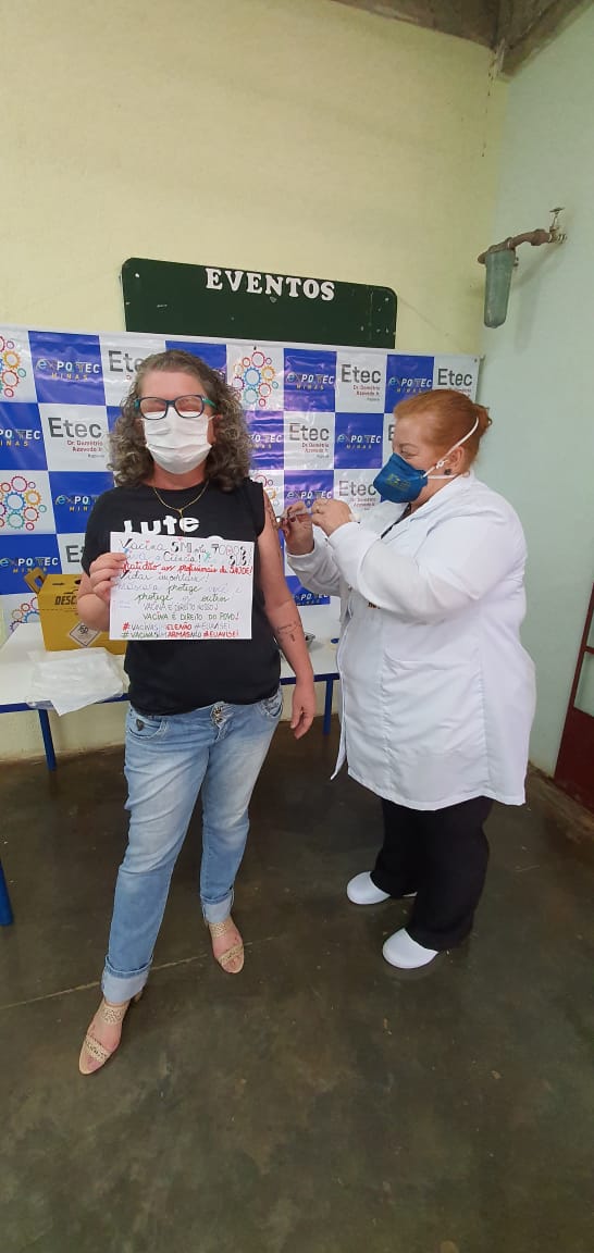 Vacinação dos docentes contra a COVID 19