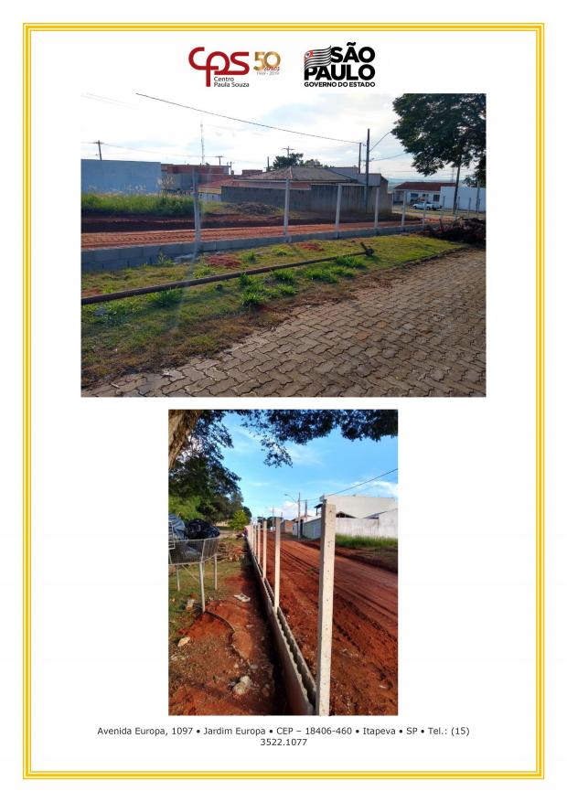 Reforma do muro da escola