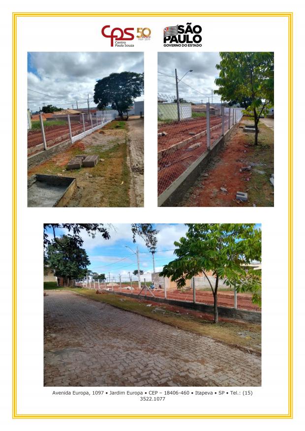 Reforma do muro da escola