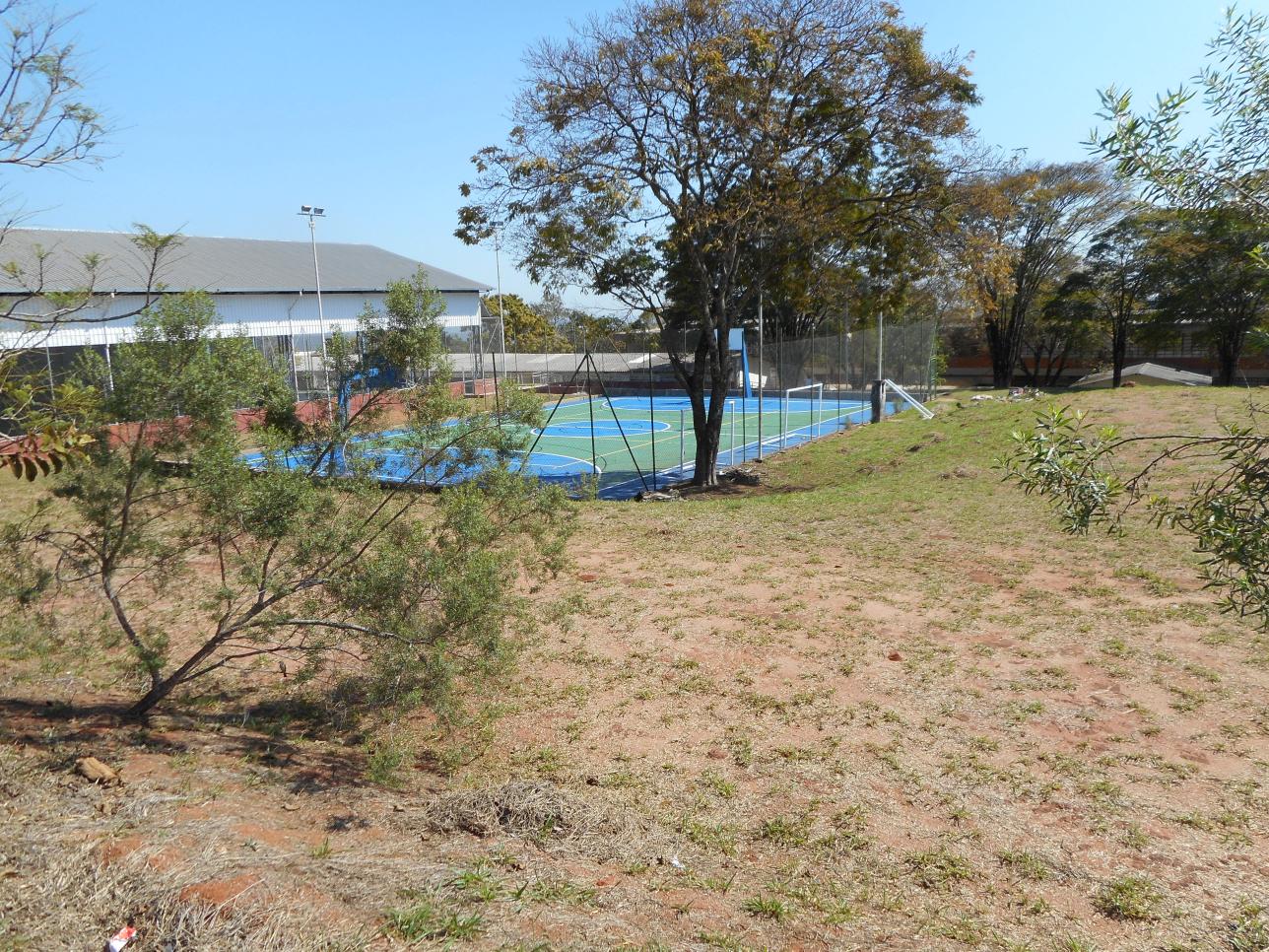 Pintura e recuperação da nossa quadra externa