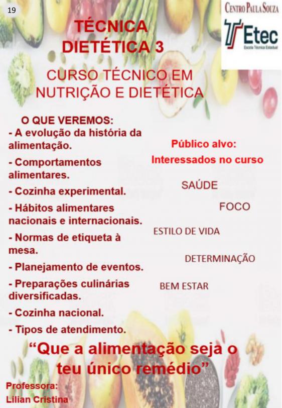 Revista do Curso Técnico em Nutrição - Maio de 2021
