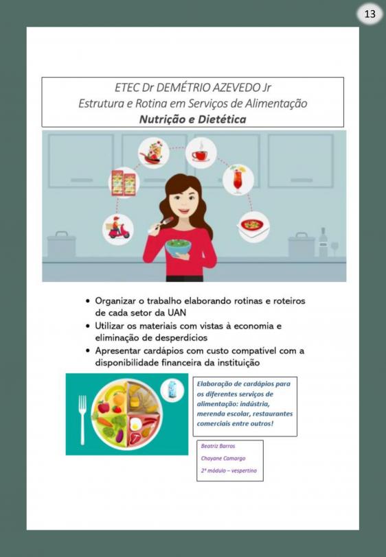 Revista do Curso Técnico em Nutrição - Maio de 2021