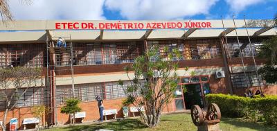 Revitalização da fachada da ETEC