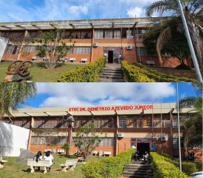 Revitalização da fachada da ETEC