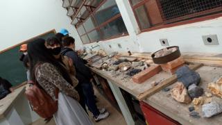 Visita dos alunos da EE EE Antonio Deffune