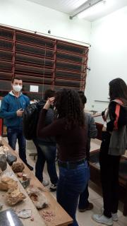 Visita dos alunos da EE EE Antonio Deffune