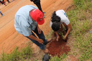 Professor Cadu e alunos participam da 22ª Romaria da Terra e das Águas do Estado de São Paulo