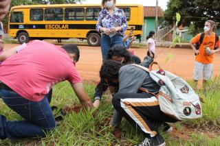 Professor Cadu e alunos participam da 22ª Romaria da Terra e das Águas do Estado de São Paulo
