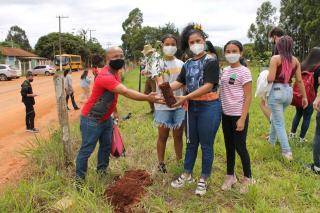 Professor Cadu e alunos participam da 22ª Romaria da Terra e das Águas do Estado de São Paulo
