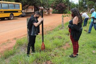 Professor Cadu e alunos participam da 22ª Romaria da Terra e das Águas do Estado de São Paulo