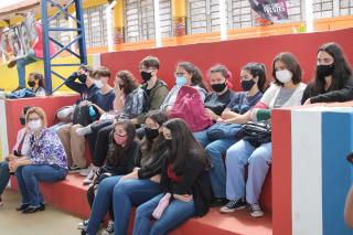 Professor Cadu e alunos participam da 22ª Romaria da Terra e das Águas do Estado de São Paulo