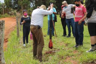 Professor Cadu e alunos participam da 22ª Romaria da Terra e das Águas do Estado de São Paulo