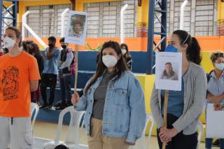 Professor Cadu e alunos participam da 22ª Romaria da Terra e das Águas do Estado de São Paulo