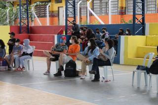 Professor Cadu e alunos participam da 22ª Romaria da Terra e das Águas do Estado de São Paulo