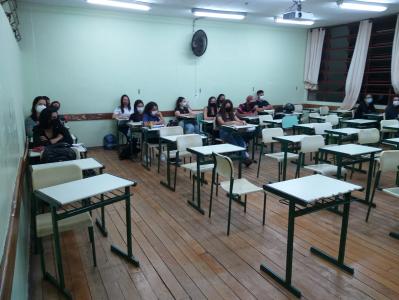 Retomada das atividades presenciais com 100% dos alunos - fim da querentena