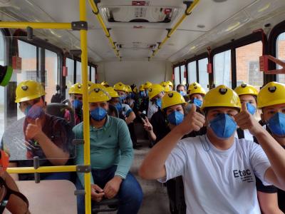 Alunos de Mineração visitam mina subterrânea em Campo Largo, no Paraná