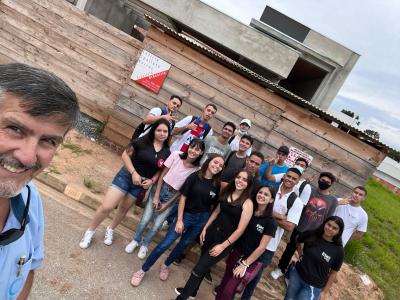 Atividades das turmas de Nutrição e  Edificações nesta semana