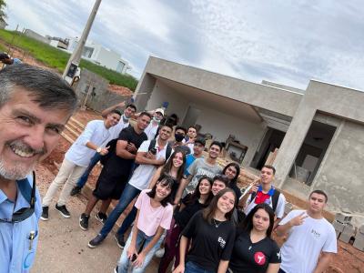 Atividades das turmas de Nutrição e  Edificações nesta semana