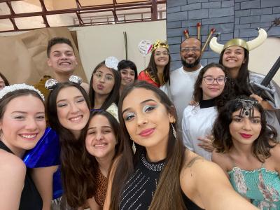 Atividades das turmas de Nutrição e  Edificações nesta semana