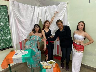 Atividades das turmas de Nutrição e  Edificações nesta semana