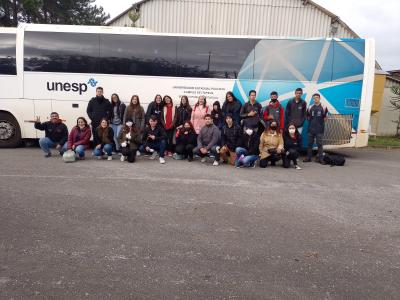 Alunos do NOVOTEC visitaram a UNESP em Itapeva