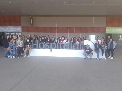 Alunos do curso de Enfermagem visitaram feira hospitalar em SP