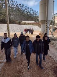 Alunos visitaram a Mineração Fronteira