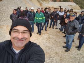 Alunos visitaram a Mineração Fronteira