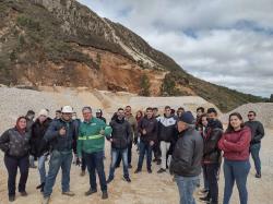 Alunos visitaram a Mineração Fronteira
