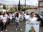 Participação da Etec Itapeva no desfile de aniversário de Itapeva