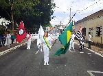 Participação da Etec Itapeva no desfile de aniversário de Itapeva