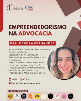 Primeiro Fórum Jurídico - Curso Técnico em Serviços Jurídicos