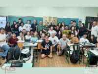 Alunos egressos da primeira turma visitam a ETEC 50 anos após a formatura