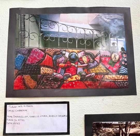 Projeto OlhArte do professor Heverton e seus alunos