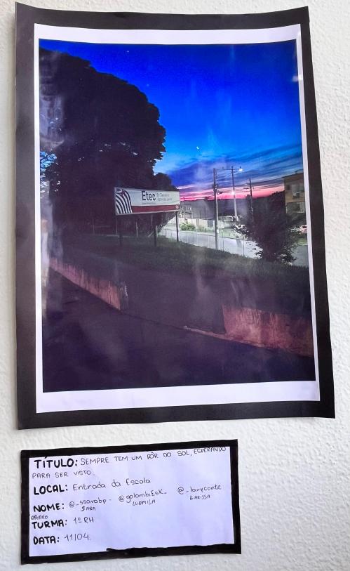 Projeto OlhArte do professor Heverton e seus alunos