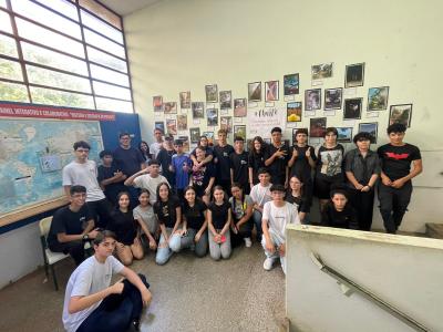 Projeto OlhArte do professor Heverton e seus alunos