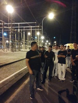 Eletrotécnica em visita técnica em Furnas