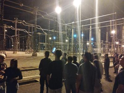 Eletrotécnica em visita técnica em Furnas