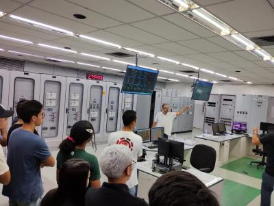 Eletrotécnica em visita técnica em Furnas