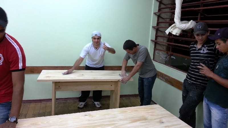 Fabricação das Mesas da nova Sala de Coordenação