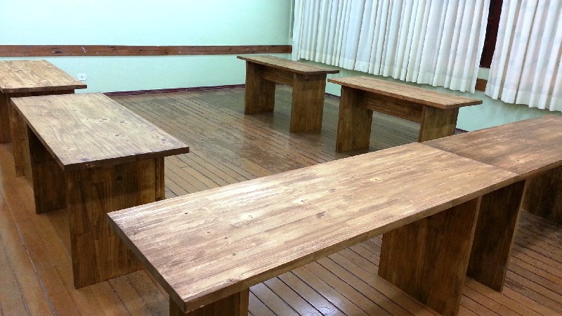 Fabricação das Mesas da nova Sala de Coordenação